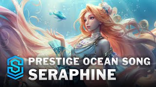 Prestige Ocean Song Seraphine Skin Spotlight  League of Legends [upl. by Hasin]