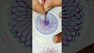 Spirograph art and design shorts video trending [upl. by Eelame]