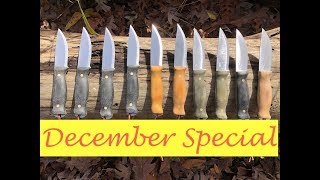 WC Knives Woodsman Classic December limited Production Run Sale [upl. by Soracco946]