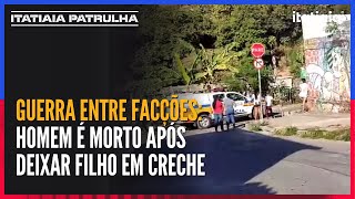 Guerra entre gangues termina com morte de homem em frente a creche no bairro Jardim Felicidade [upl. by Assirolc]