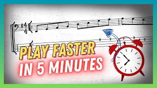 How to Play Faster Using Pentatonic Scales FREE PDF  5Minute Bass Drills [upl. by Otho]