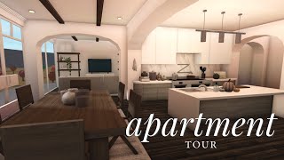 BLOXBURG Apartment Tour 🤍  Roblox Bloxburg [upl. by Maxa]