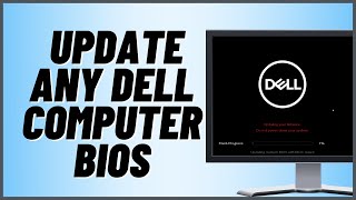 How to Update Any Dell Computer BIOS [upl. by Ardeid]