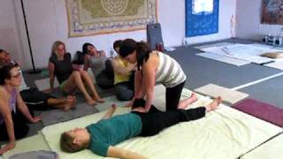 Thai Yoga Massage Medial Leg Lines at Thai Yoga Center [upl. by Valley]