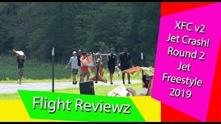 FlightReviewz XFCv2 Kim Quenette Round 2  Jet Freestyle With Crash 2019 [upl. by Llet]