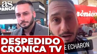 DESPIDEN de la TV al PERIODISTA de CRÓNICA que DENUNCIO cobrar EN NEGRO [upl. by Iznek768]