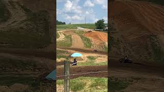 Matt Burkeen rolling on the YZ 450 [upl. by Ideih363]