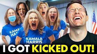 I Got Kicked OUT Of A Kamala ‘Rally’ Campaign Called COPS On Me For EXPOSING Their EMPTY Event 🤣 [upl. by Ardle]