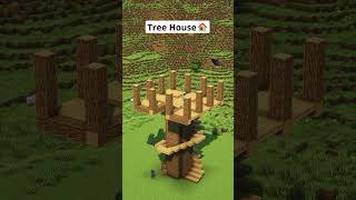 Minecraft Giant Tree House🏠 shorts [upl. by Loram]