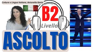 ASCOLTO ITALIANO B2  ITALIAN LISTENING EXERCISE LEVEL B2  learn Italian [upl. by Ramuk]