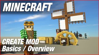 Create Mod Basics  Minecraft [upl. by Deden634]