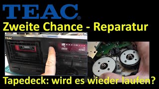 Zweites Leben für Kassettendecks TEAC W850R Reparatur und AD850 Reparatur  tapedeck repair [upl. by Dustan]