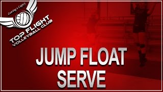 Volleyball How To Jump Float Serve [upl. by Nnhoj]