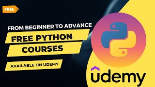 Top3 Python Courses on Udemy for Free  Python course for Beginner to Advance  python coding [upl. by Lebezej]