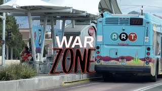 WarZone  International district Albuquerque New Mexico   HoodTime  Homeless 4k [upl. by Hessney148]