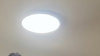 NIORSUN 12 inch Flush Mount LED Ceiling Light Fixture Review [upl. by Haleemaj]