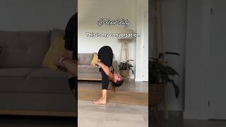 Contortion Flexibility training at home 🖤 Always talking with the body 🫶🏻 contortion flexible [upl. by Ziul330]