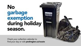 No garbage exemption during holiday season [upl. by Acey114]