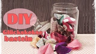 Glückskekse selber basteln  Silvester  Neujahr  New Year  DIY [upl. by Kimitri]