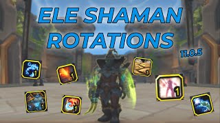 New Ele Shaman Rotations for 1105 [upl. by Acinelav463]