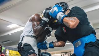 Floyd Mayweather Prodigy J’hon Ingram KNOCKS DOWN Shakur Stevenson Teammate in Sparring Come get e… [upl. by Mikes]