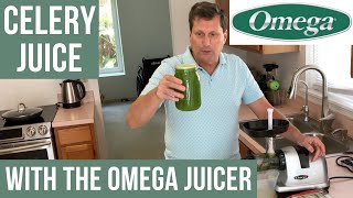 Celery Juice with Omega Juicer the Medical Medium Way [upl. by Ledniahs]