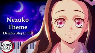 Demon Slayer OST  Nezuko Theme on Piano FREE MIDI [upl. by Enaitsirk]