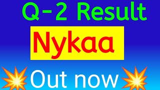 nykaa share Q2 Result today nykaa share Q2 Result 2025 [upl. by Avi]