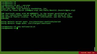 Smalltalk Hello World Example How To Write and Execute Smalltalk Program on Ubuntu 2004 [upl. by Nirag]