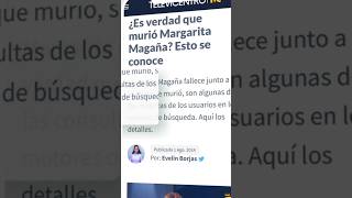 Todo lo que se sabe sobre la muerte de Margarita Magaña noticias [upl. by Tallulah]