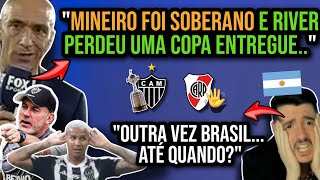 REVOLTA DA IMPRENSA ARGENTINA APÓS ATLÉTICO MINEIRO ELIMINAR O RIVER NA LIBERTADORES [upl. by Granny]