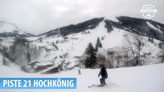 HochkönigDienten Piste 21 quotGabühelAbfahrtquot [upl. by Llebiram]