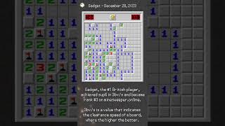 Minesweeper top 3 PB by Gadget 636 in 3bvs [upl. by Teeter409]