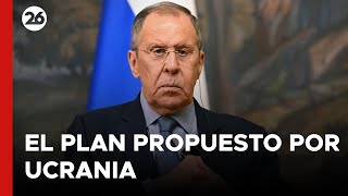 Para Rusia el plan propuesto por Ucrania es quotinútilquot [upl. by Ravel]