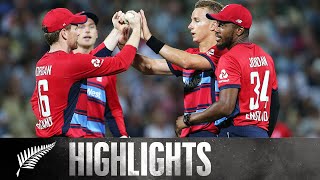 Munros 18ball 50 in Qualifier  HIGHLIGHTS  TransTasman Tri Series  BLACKCAPS v England [upl. by Laius]