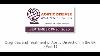 Diagnosis and Treatment of Aortic Dissection in the ER  Part 1 [upl. by Dunn]