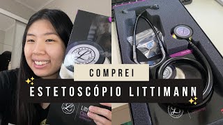 ESTETOSCÓPIO LITTMANN CLASSIC III RANBOW  UTILIDADES CLÍNICAS VLOGÃO DA LELÊ  Hi Lelê [upl. by Ramat]