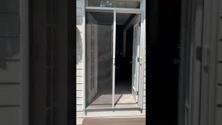 Mirage Retractable Screen Doors  French Doors [upl. by Esetal]