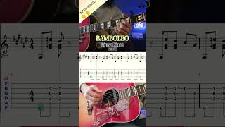 Bamboleo Gipsy Kings guitar riffTAB lukarguitarist [upl. by Shiverick]