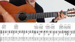 Agua De Beber Bossa Nova Guitar Chords Tutorial [upl. by Grannie]