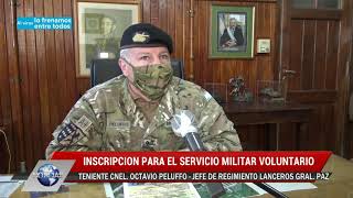 Comenzó la inscripción para ser soldado voluntario [upl. by Dielu]