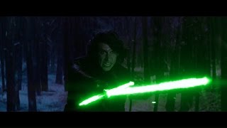 Rey and Finn vs Kylo Ren Green Lightsaber [upl. by Cornwall]