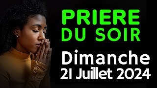 🙏 PRIERE du SOIR  Dimanche 21 Juillet 2024 avec Évangile du Soir et Psaume pour Dormir [upl. by Htrowslle]