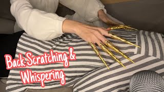 ASMR  Back Scratch  Whispers  ASMRVilla [upl. by Olympias]