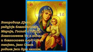 Богородице Дево радуйся 150 раз Rejoice Mary 150 times женский хор 2020 [upl. by Aznarepse754]