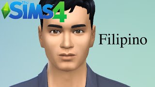 Sims 4 CAS  Filipino [upl. by Noitna315]