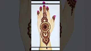 Beautiful mehndi design  esay mehndi design youtubeshorts shorts [upl. by Zebadiah431]