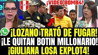 VIDEO BOMB4 MILAGROS DESTRUYE A AGUSTÍN LOZANO Y SE BR0NQUE4 CON SU ABOGADA GIULIANA LOZA EN VIVO [upl. by Nhguavaj178]