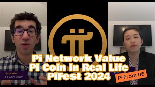 Pi Network value  Pi Coin in real life PiFest 2024 [upl. by Mellman]