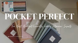 Budget Friendly Daily Pocket Planner  Pocket Perfect [upl. by Kimberley]